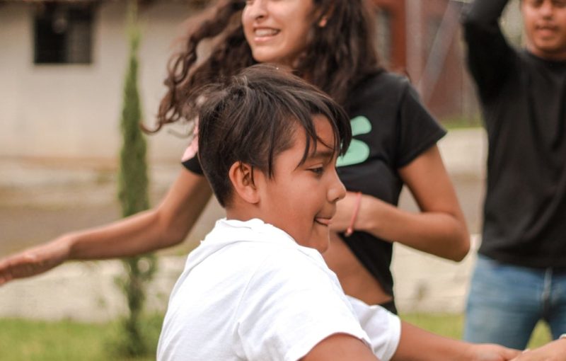 a person holding a person's hand